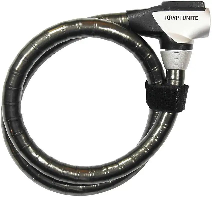 Vajerlås Kryptonite Kryptoflex 2080 Armored 80 cm svart/grå