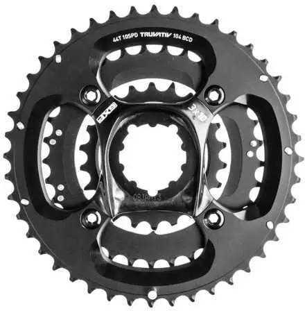 Drev SRAM X0 GPX Spindel 104/64 bcd 10 växlar 44/33/22T svart