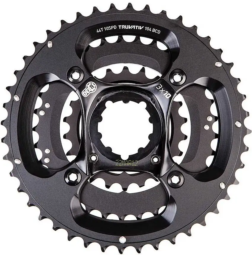 Drev SRAM X9 BB30 Spindel 104/64 bcd 10 växlar 44/33/22T svart