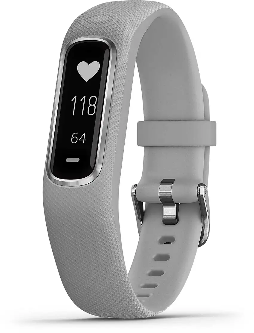 Aktivitetsmätare Garmin Vivosmart 4 silver/grå small/medium