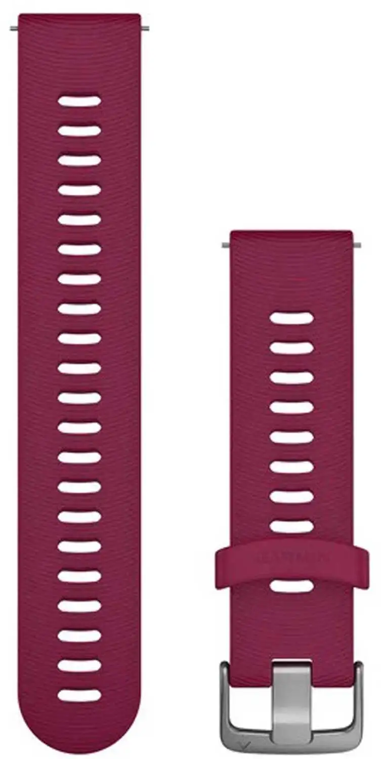 Armband Garmin Quick Release 20 mm silikon röd/lila