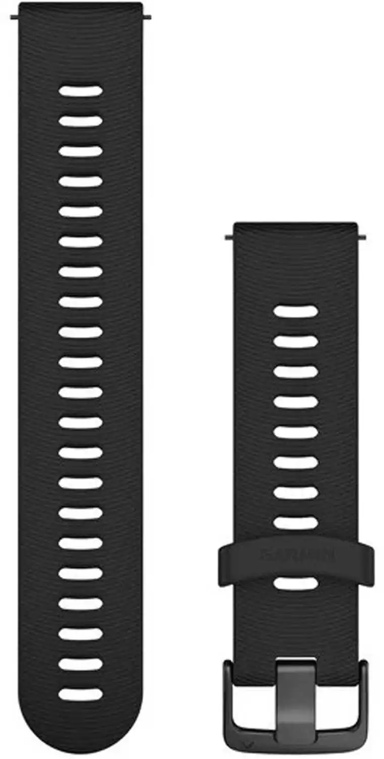 Armband Garmin Quick Release 20 mm silikon svart/mörkgrå
