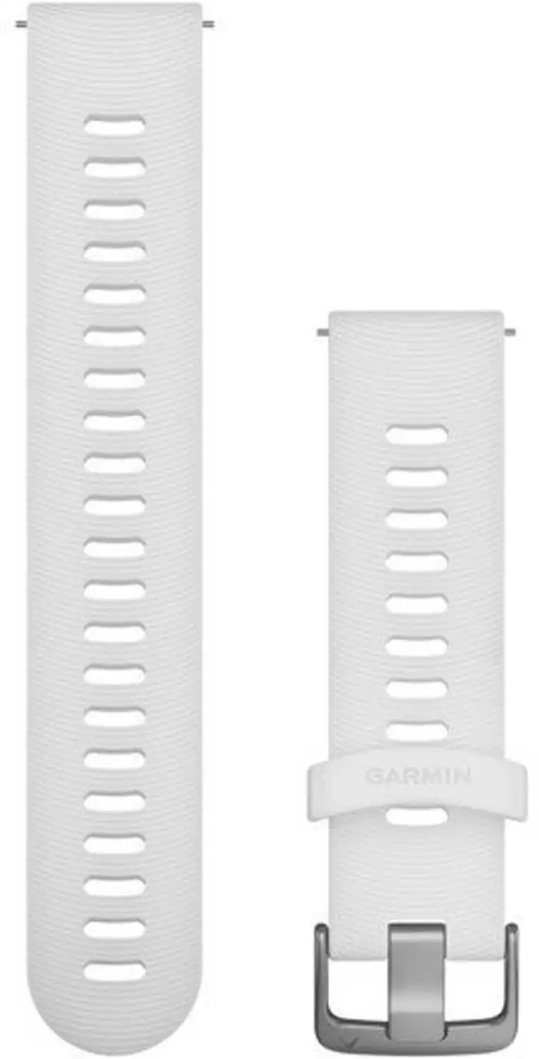 Armband Garmin Quick Release 20 mm silikon vit/grå