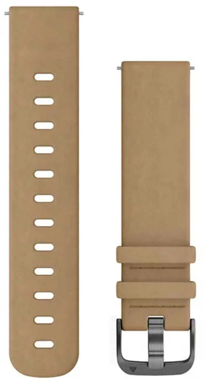 Armband Garmin Quick Release 20 mm suede brun
