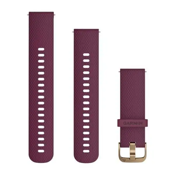 Armband Garmin Quick Release 20 mm silikon röd