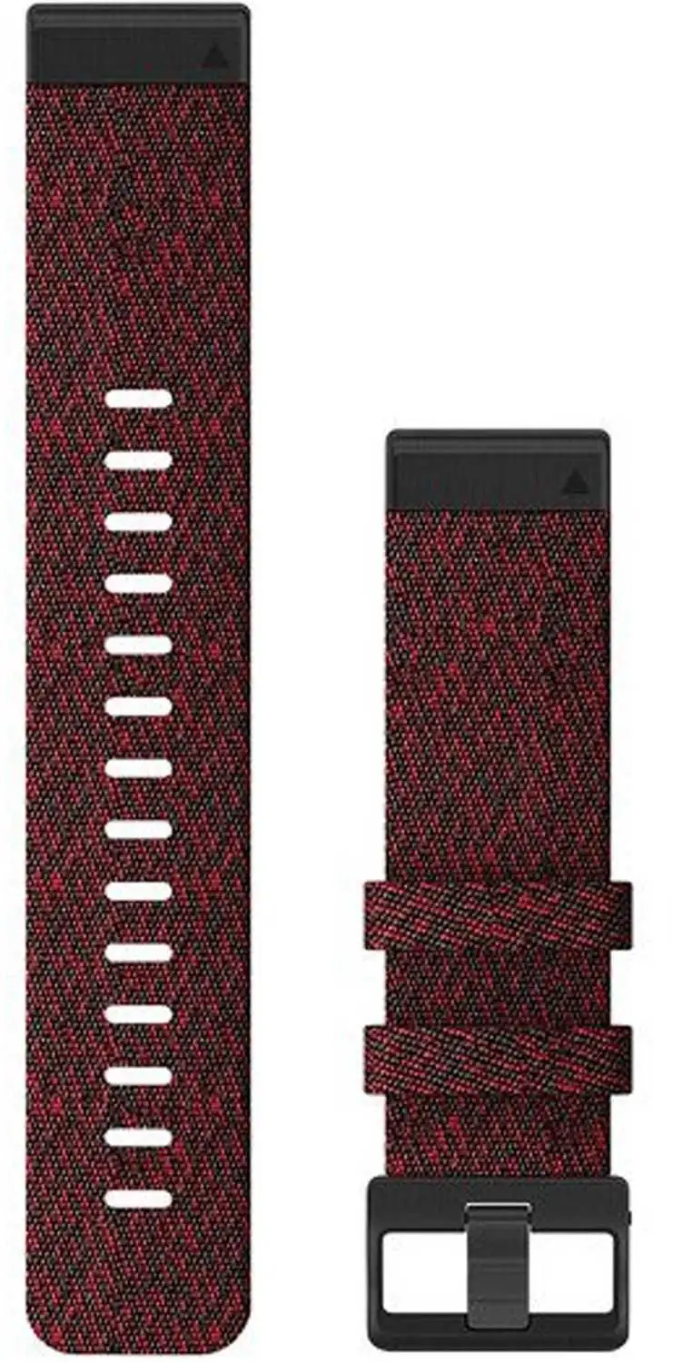 Armband Garmin Quickfit 22 nylon mörkröd