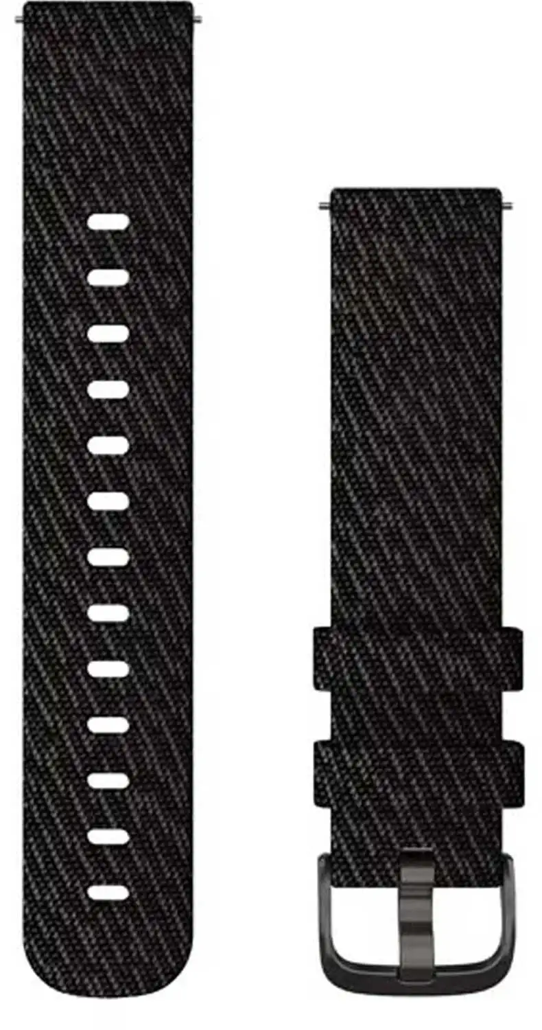 Armband Garmin Quick Release 20 mm nylon svart/grå