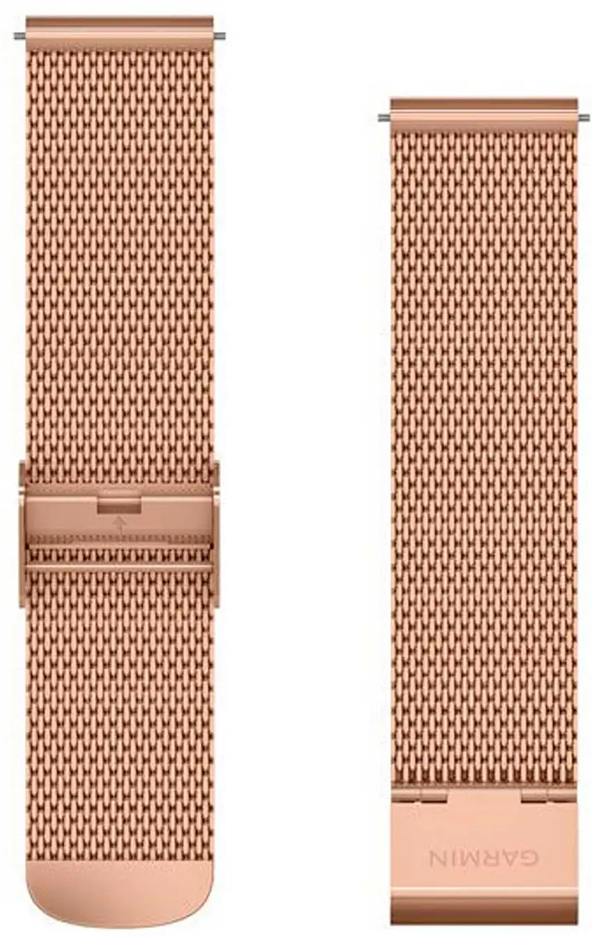 Armband Garmin Quick Release 20 mm milanese roséguld