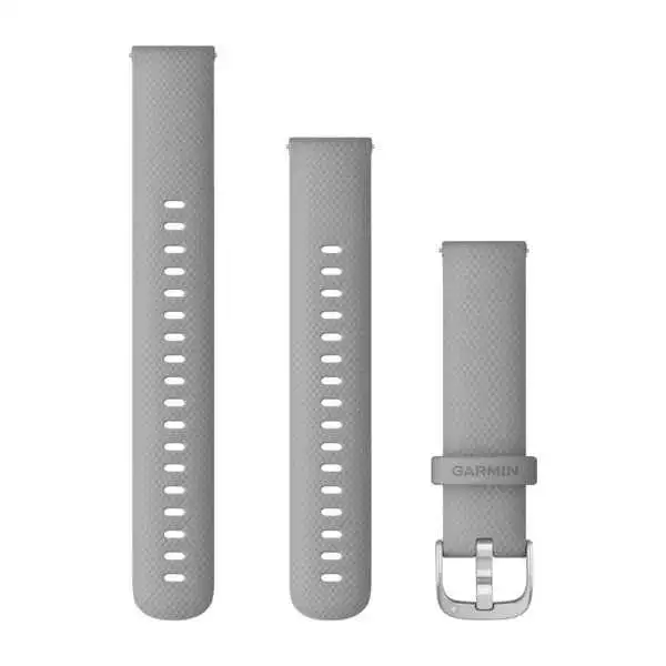Armband Garmin Quick Release 18 mm silikon grå