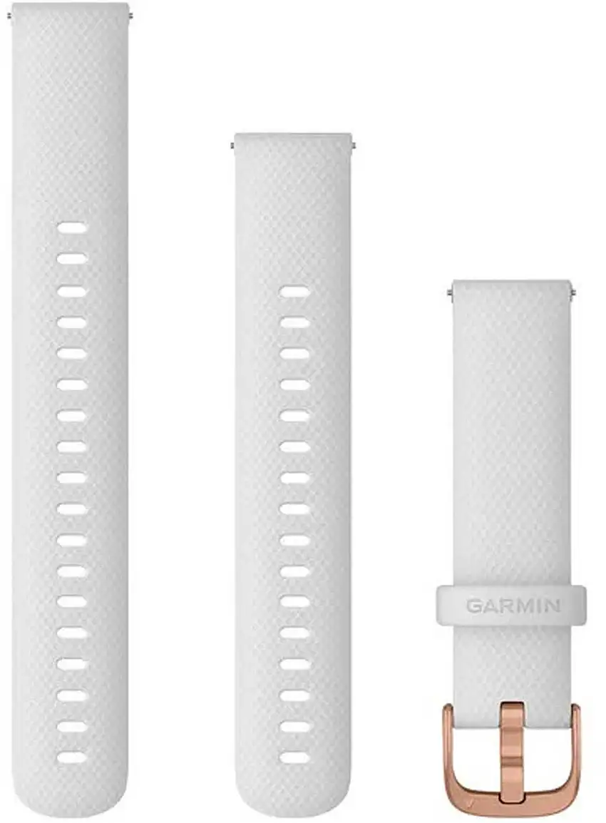 Armband Garmin Quick Release 18 mm silikon vit