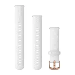 Armband Garmin Med Snabbfäste Vit//Roséguld