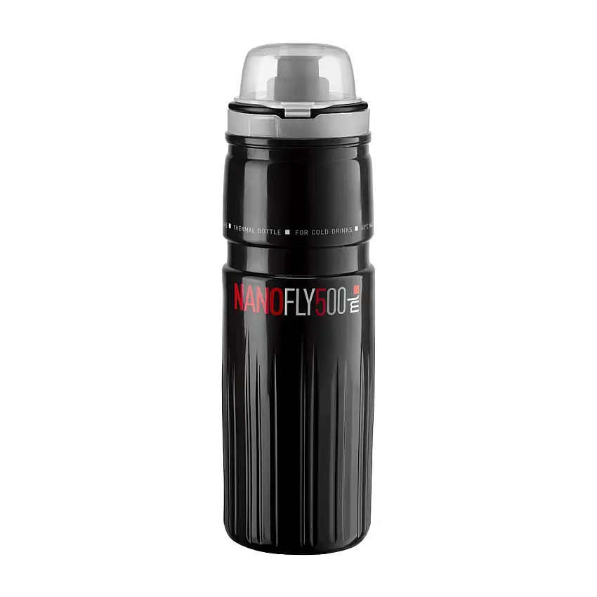 Flaska Elite Nanofly svart 500ml