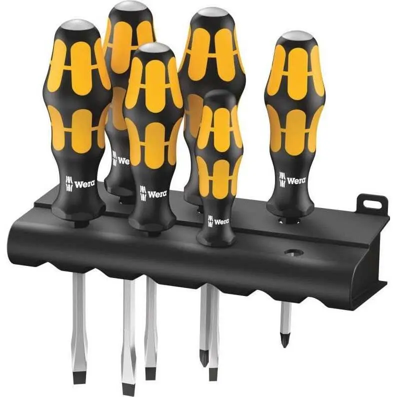 Skruvmejselsats Wera Rack-932/918/6