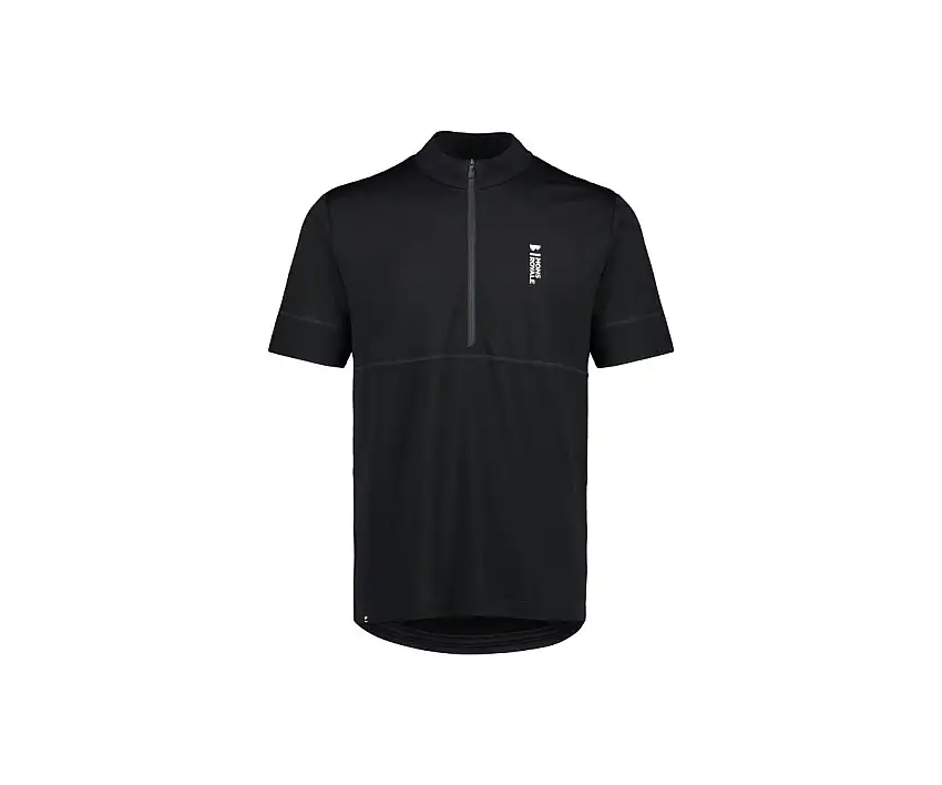 Cykeltröja Mons Royale Cadence Half Zip svart