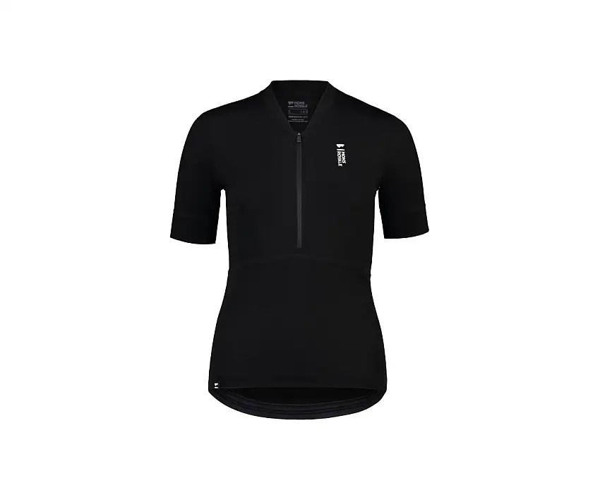 Cykeltröja Mons Royale Dam Cadence Half Zip svart
