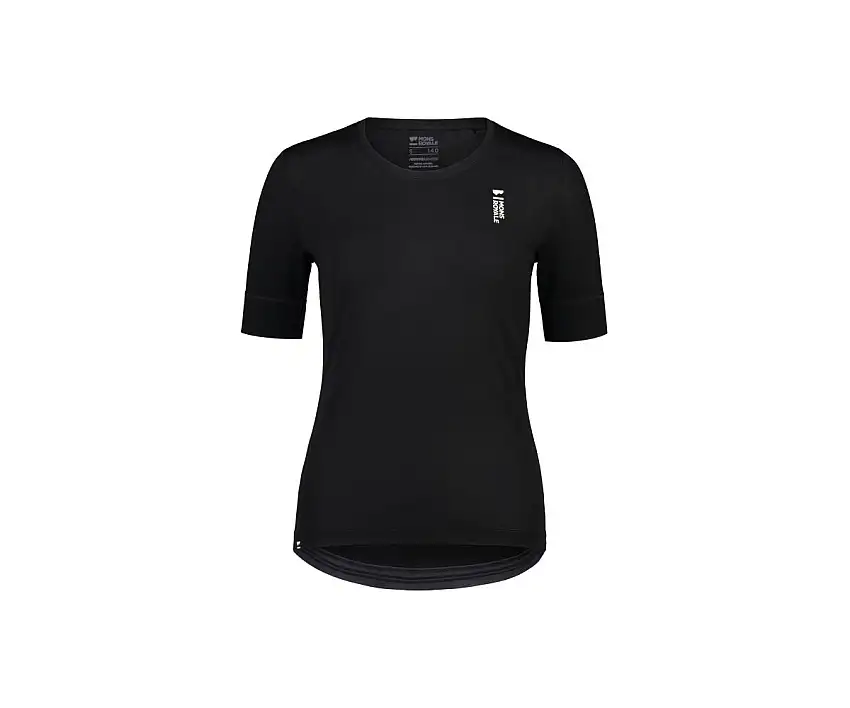 Cykeltröja Mons Royale Dam Cadence Tee svart