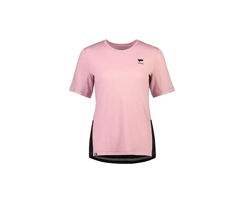 Cykeltröja Mons Royale Dam Tarn Shift T-Shirt rosa/svart