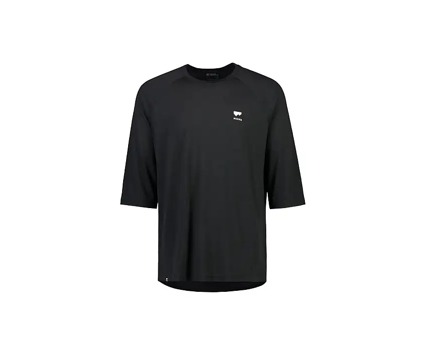 Cykeltröja Mons Royale Tarn Shift Raglan 3/4 svart