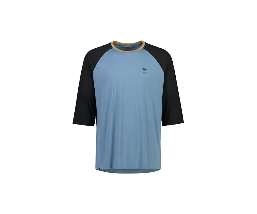 Cykeltröja Mons Royale Tarn Shift Raglan 3/4 blå/svart