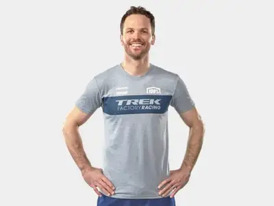 Tröja 100% Trek Factory Racing Tech Grå/Dark Blue