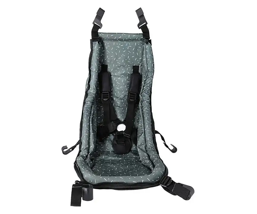 Barnsäte Croozer till Kid/Kid Plus 2 Blå/vit