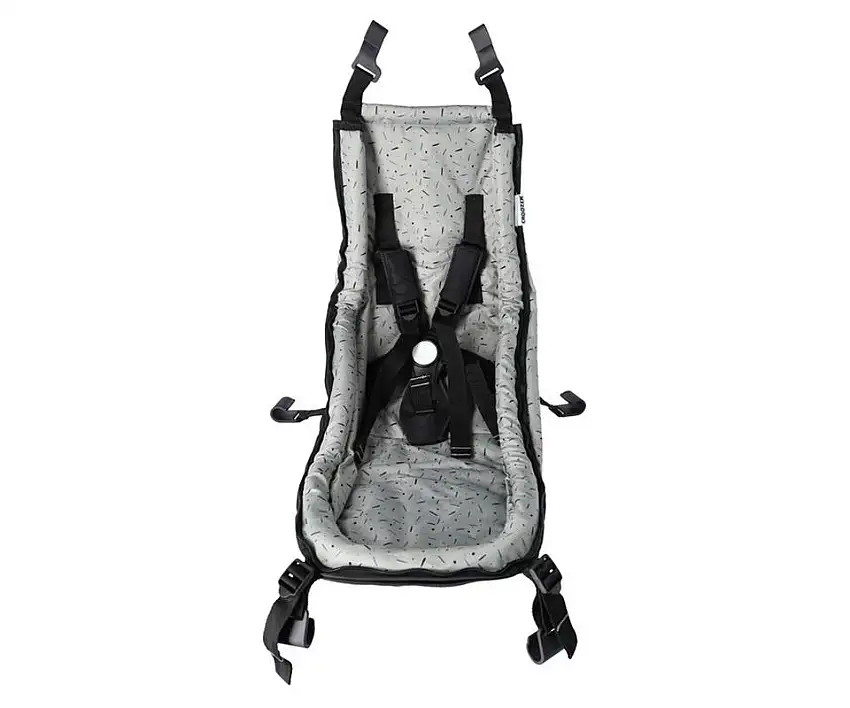 Barnsäte Croozer till Kid/Kid Plus 2 Grå