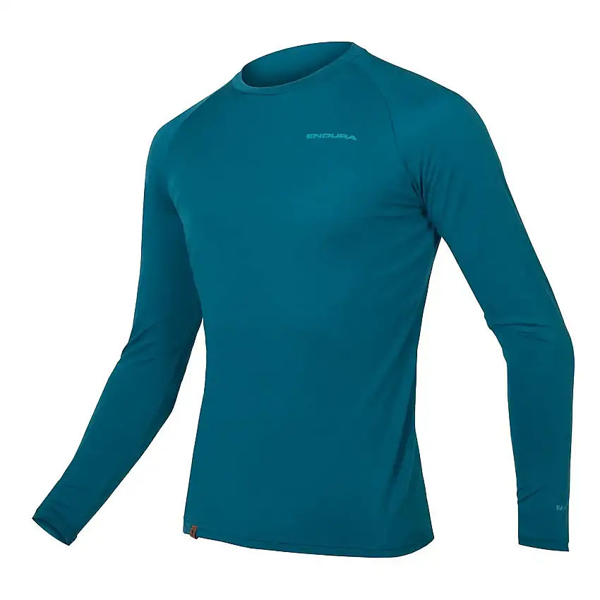 Tröja Endura BaaBaa Blend L/S Baselayer Kingfisher