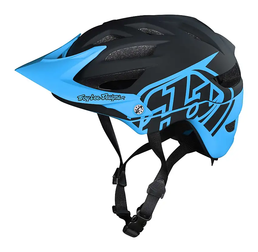 Cykelhjälm Troy Lee Designs A1 Classic Youth MIPS svart/blå