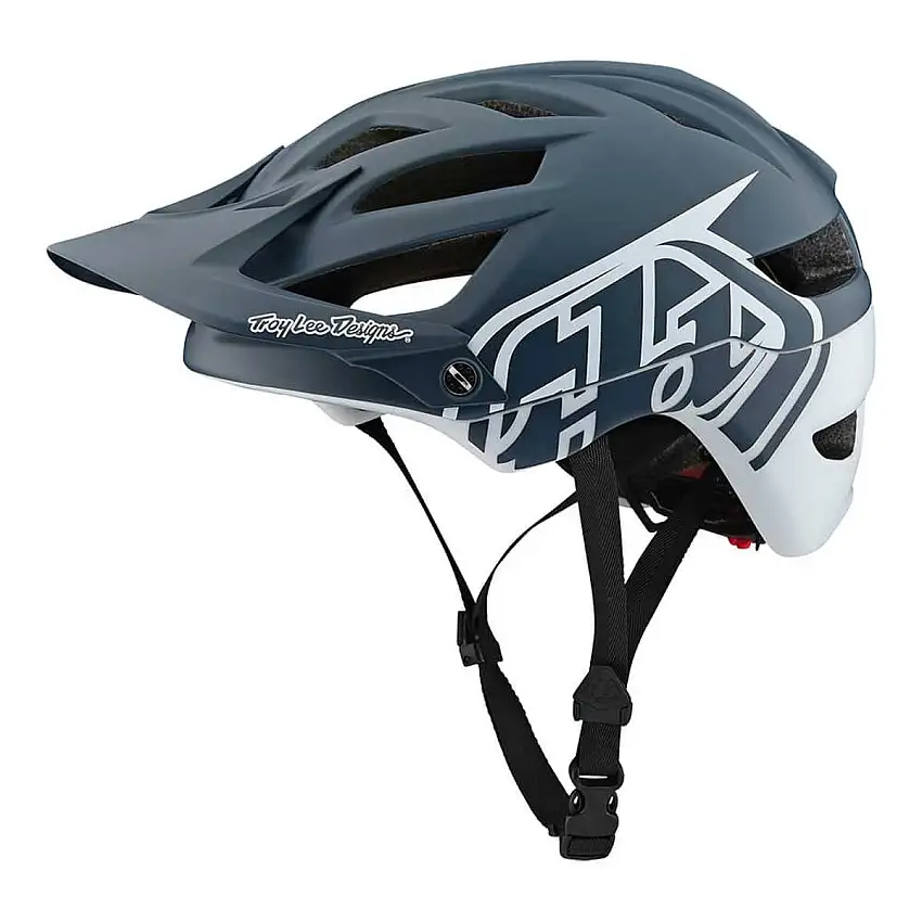 Cykelhjälm Troy Lee Designs A1 Classic MIPS grå/vit