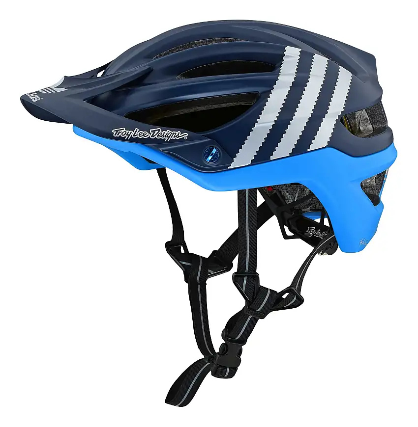 Cykelhjälm Troy Lee Designs A2 LTD Edition Adidas Team MIPS blå