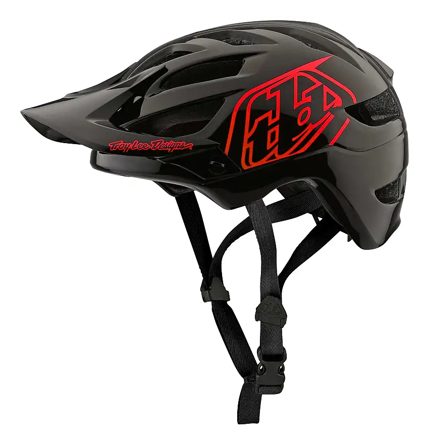 Cykelhjälm Troy Lee Designs A1 Drone Youth svart/röd
