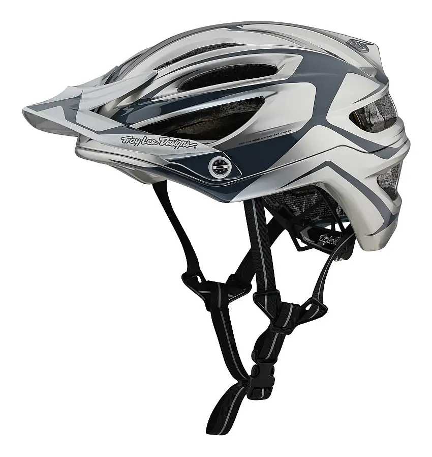Cykelhjälm Troy Lee Designs A2 Dropout MIPS silver/grå