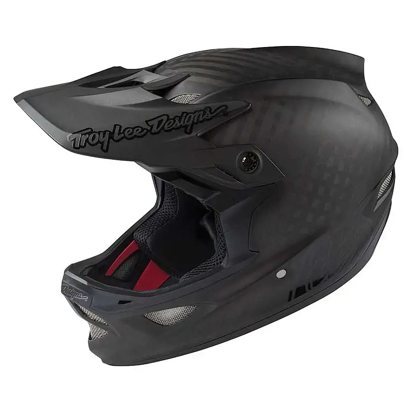 Cykelhjälm Troy Lee Designs D3 Carbon Midnight MIPS svart