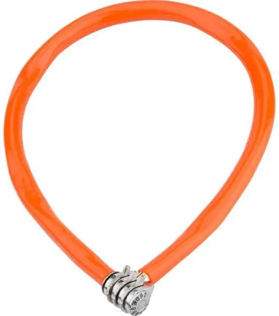 Vajerlås Kryptonite Keeper 665 6 mm x 65 m orange Kombination