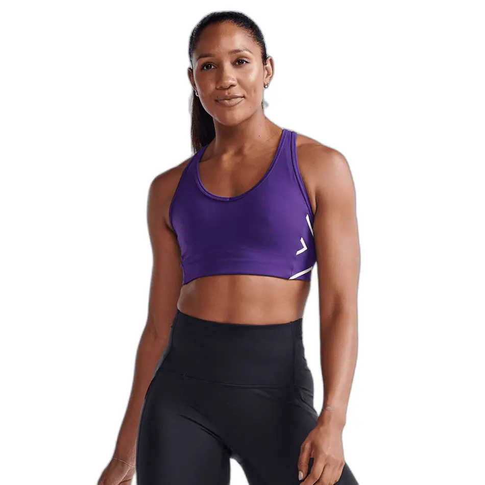 Medium stöd-bh för kvinnor 2XU Motion Racerback