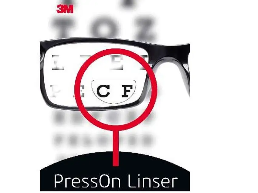 3M Press-on läsfält till glasögon