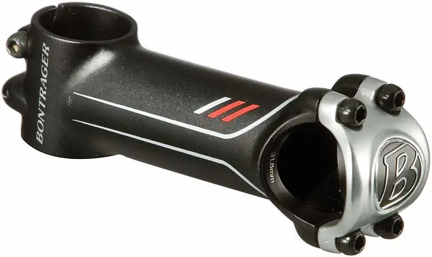 Styrstam Bontrager RXL 31.8 mm 7° 75 mm svart