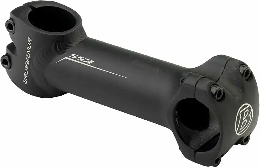 Styrstam Bontrager SSR 31.8 mm 10° 105 mm svart