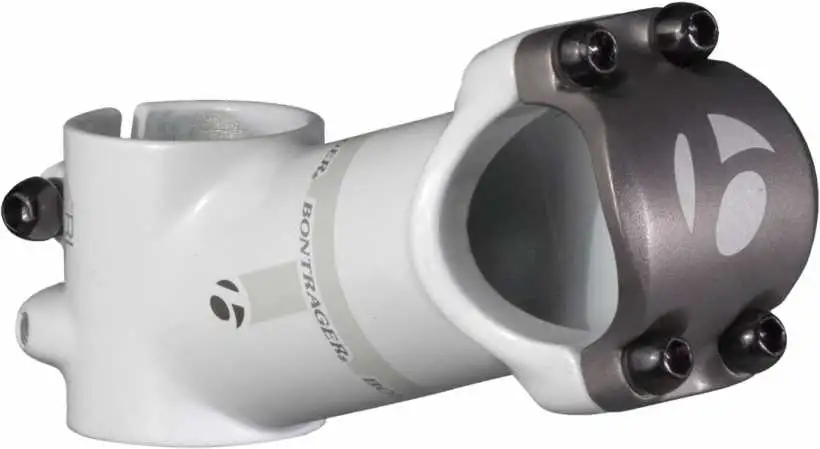 Styrstam Bontrager RL 31.8 mm 17° 105 mm vit