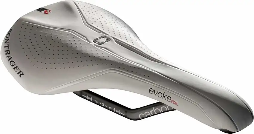 Sadel Bontrager Evoke RXL Kolfiber vit 138 mm