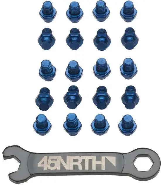 Pin Set 45Nrth blå 32-pack