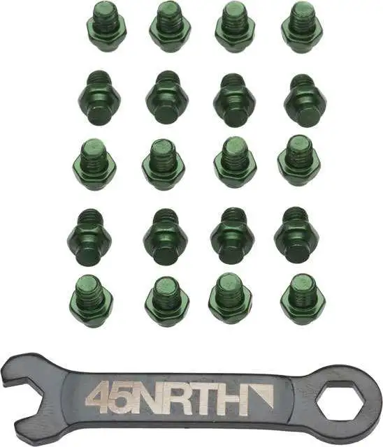 Pin Set 45Nrth grön 32-pack