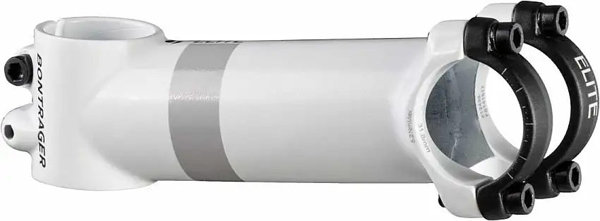 Styrstam Bontrager Elite 31.8 mm 7° 60 mm vit