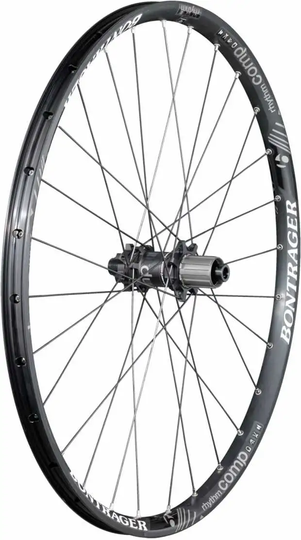 Bakhjul Bontrager Rhythm Comp Tubeless Ready 26 135/142 mm svart Shimano/SRAM