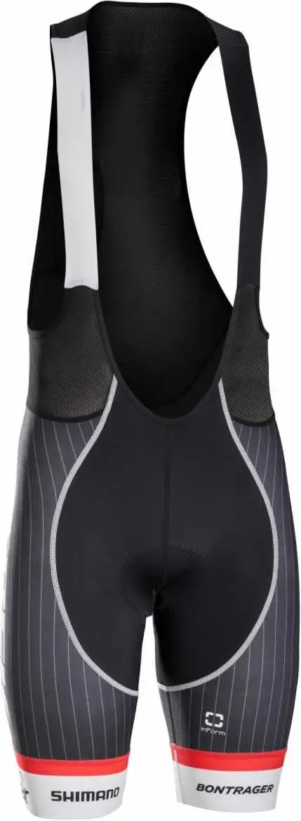 Bib Shorts Bontrager TFR RSL svart/vit/röd x-small