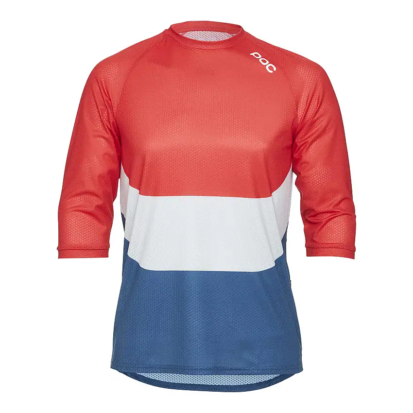 Tröja POC Essential Enduro 3/4 röd/blå