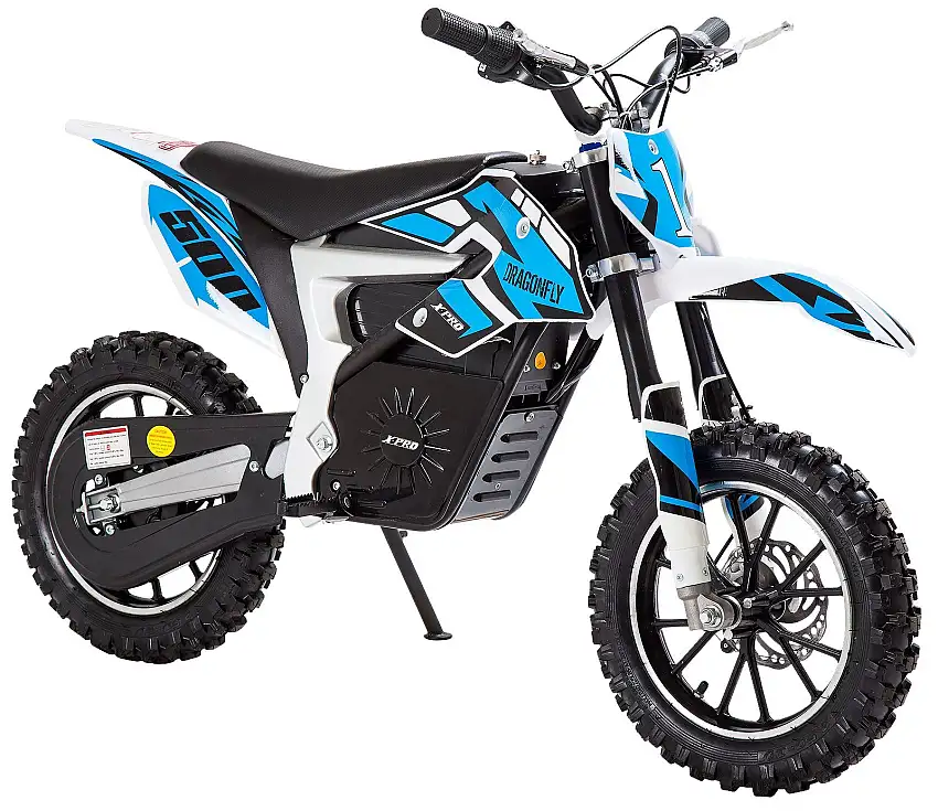 Elektrisk Mini Dirtbike X-Pro Dragonfly 500W Blå