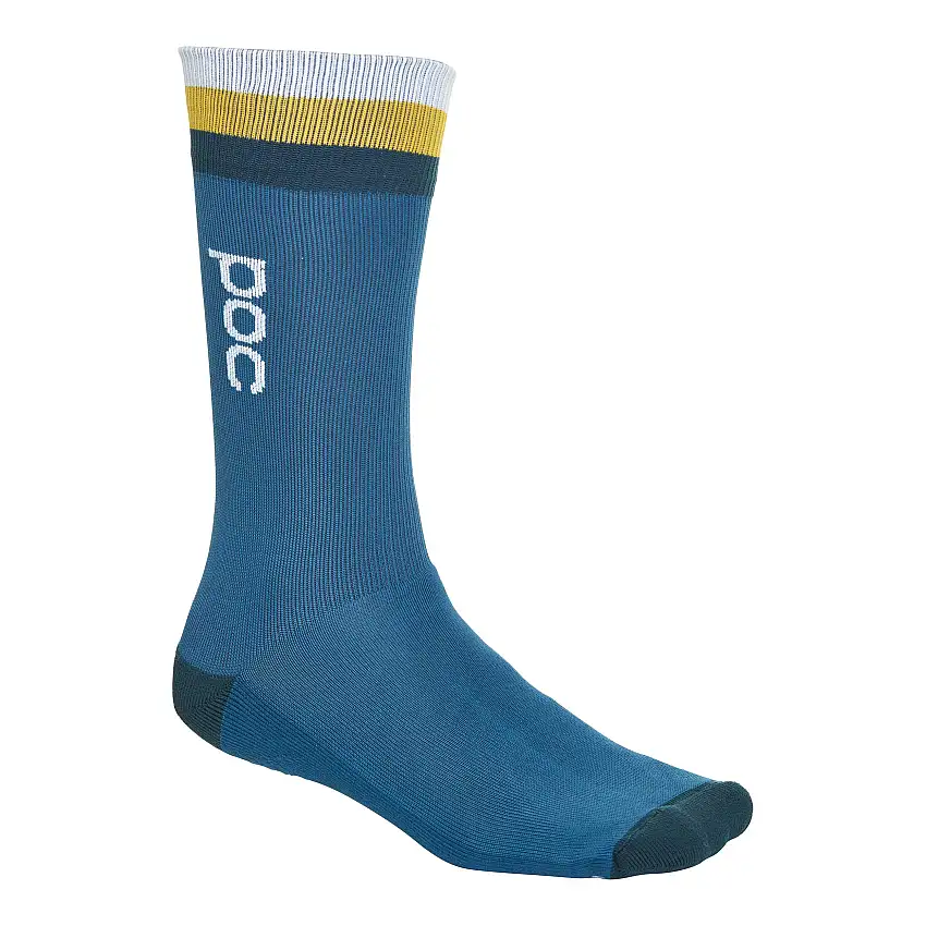 Strumpor POC Essential Mid blå/gul