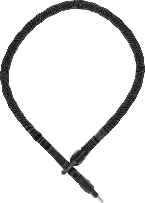 Plug-In Kättinglås Abus 6mm/130 IVY till Shield ringlås svart