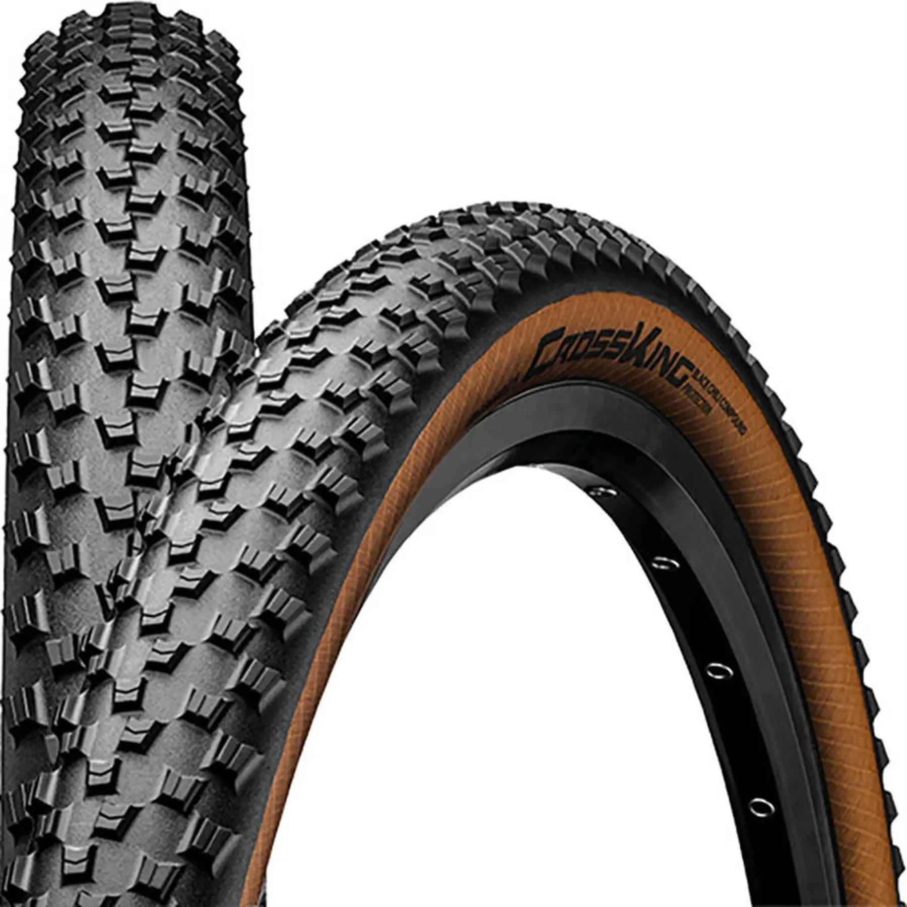 Slanglöst mountainbikedäck Continental Cross-King Protection 55-622